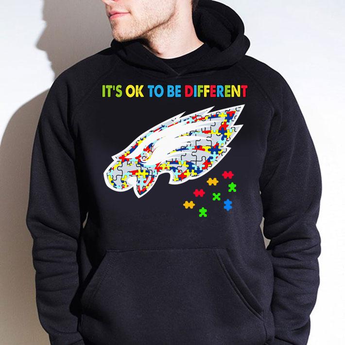 It's Ok To Be Different Philadelphia Eagles Autism Awareness t-shirt hoodie