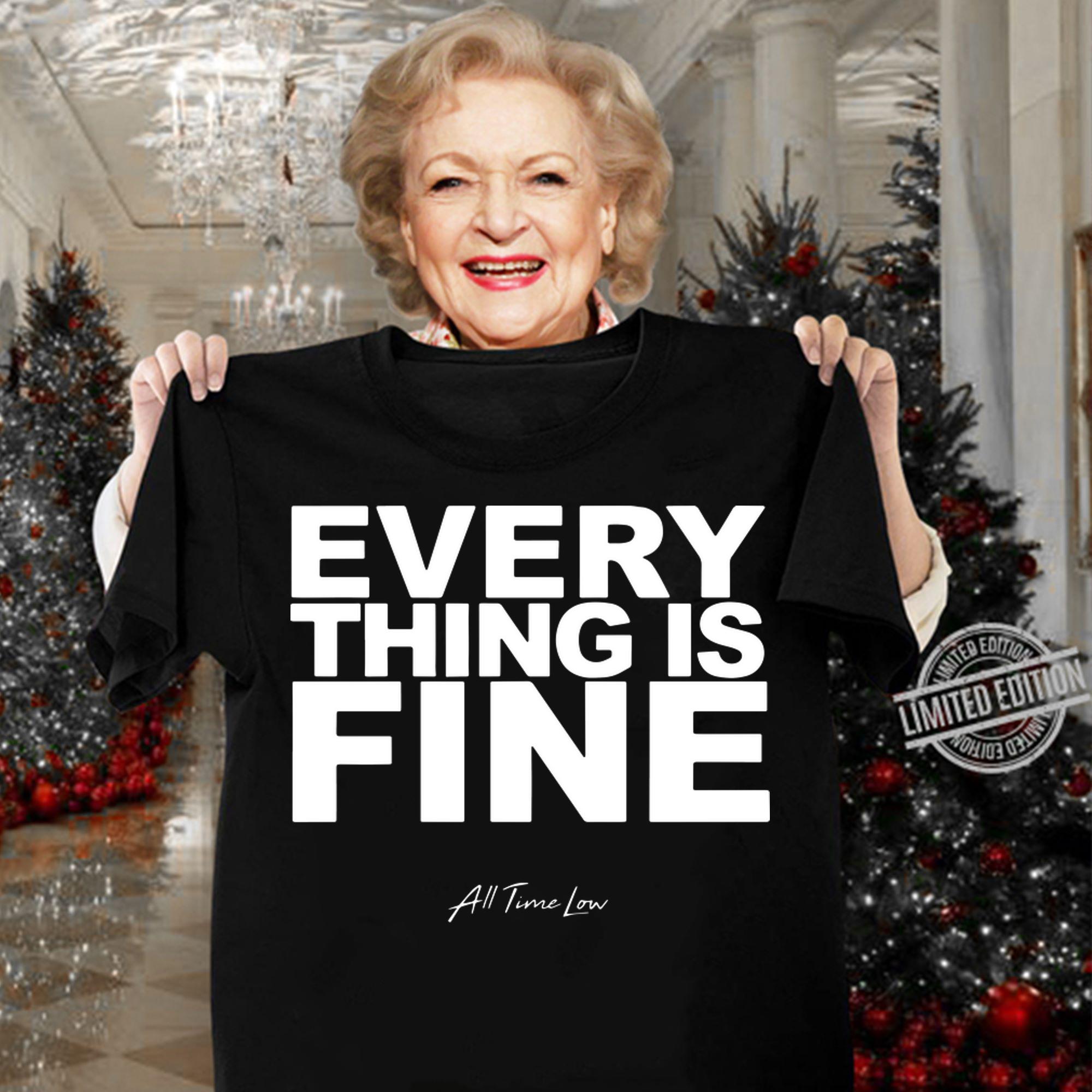 Everything Is Fine All Time Low t-shirt woman shirt