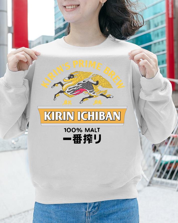 Kirins Prime Brew Kirin Ichiban 100 Malt t-shirt sweatshirt
