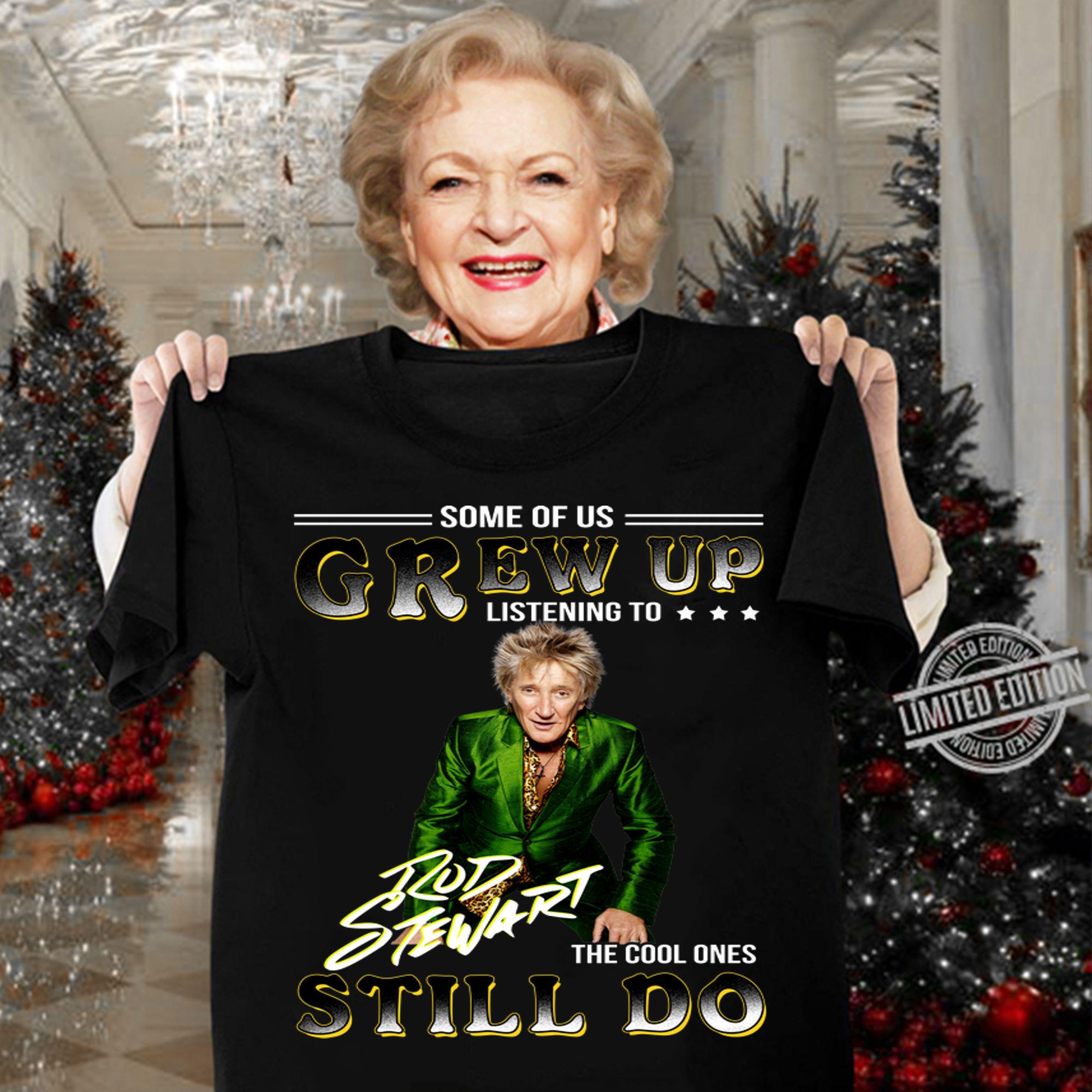 Some of us grew up listening to Rod Stewart signature t-shirt woman shirt