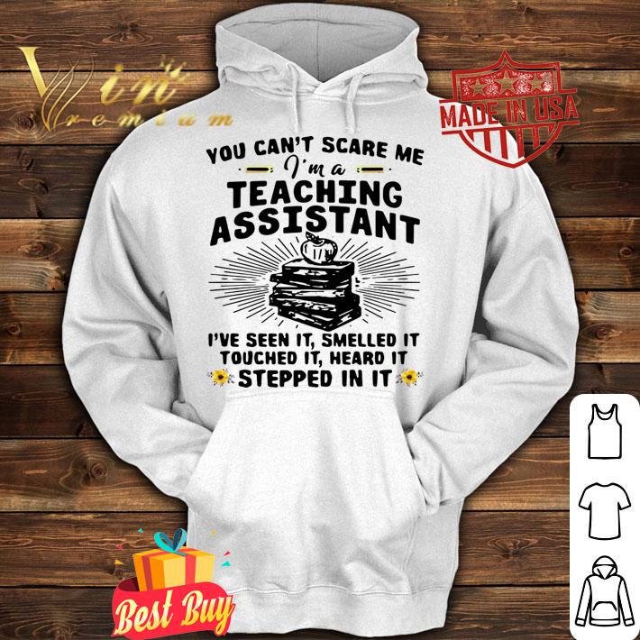 You can't scare me i'm a teaching assistant i've seen it smelled it t-shirt hoodie
