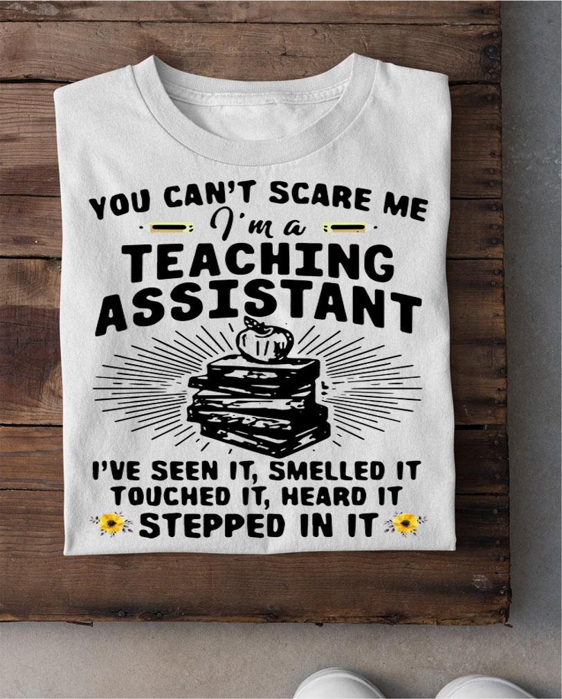 You can't scare me i'm a teaching assistant i've seen it smelled it t-shirt shirt