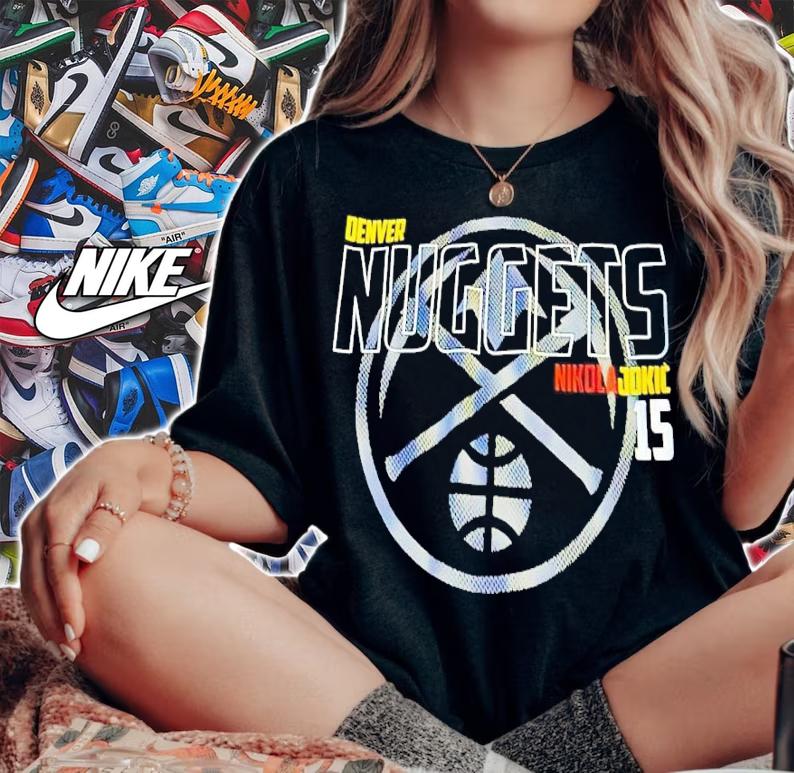 Denver Nuggets Nikola Jokic 15 t-shirt woman shirt