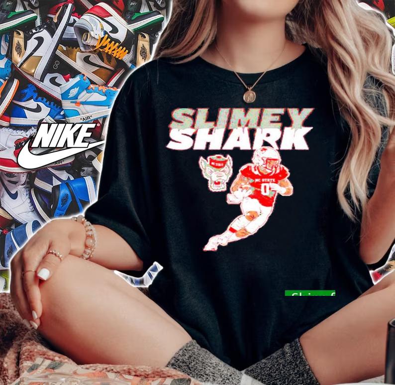 Best nC State Football Demie Sumo-Karngbaye Slimey Shark Shirt t-shirt woman shirt