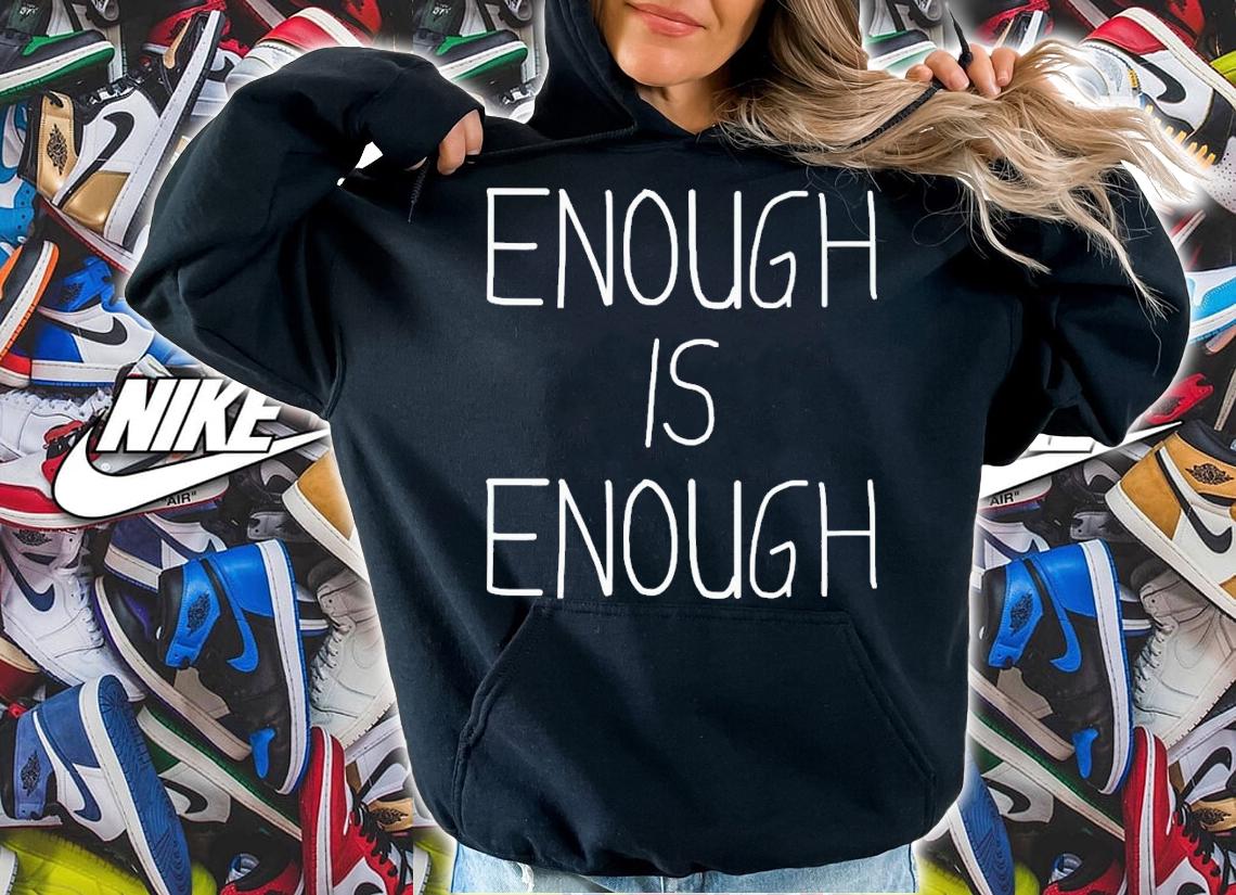 Can soccers wnt wearing enough is enough shirt t-shirt hoodie