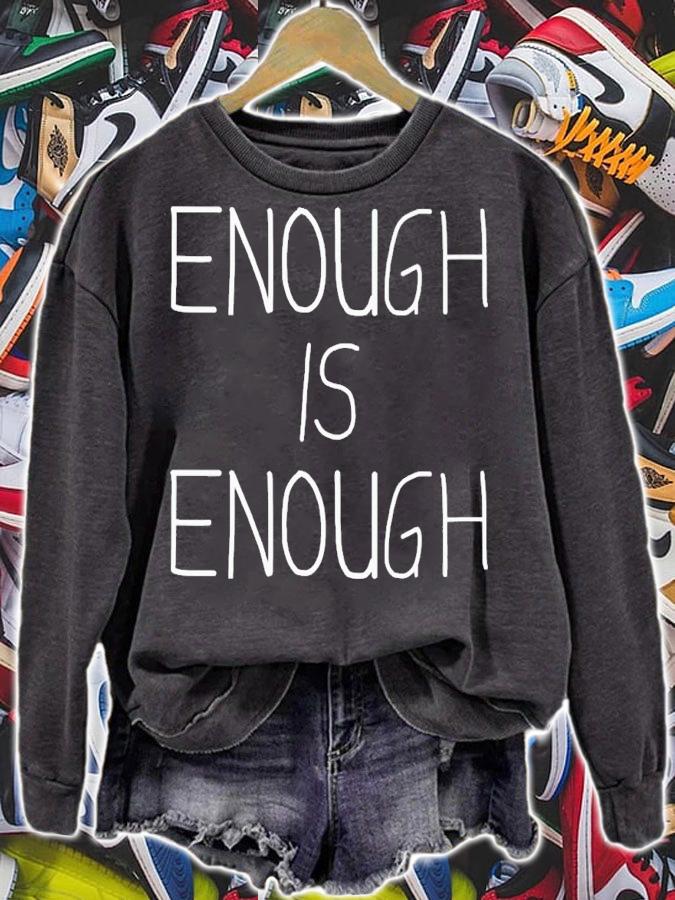 Can soccers wnt wearing enough is enough shirt t-shirt sweatshirt