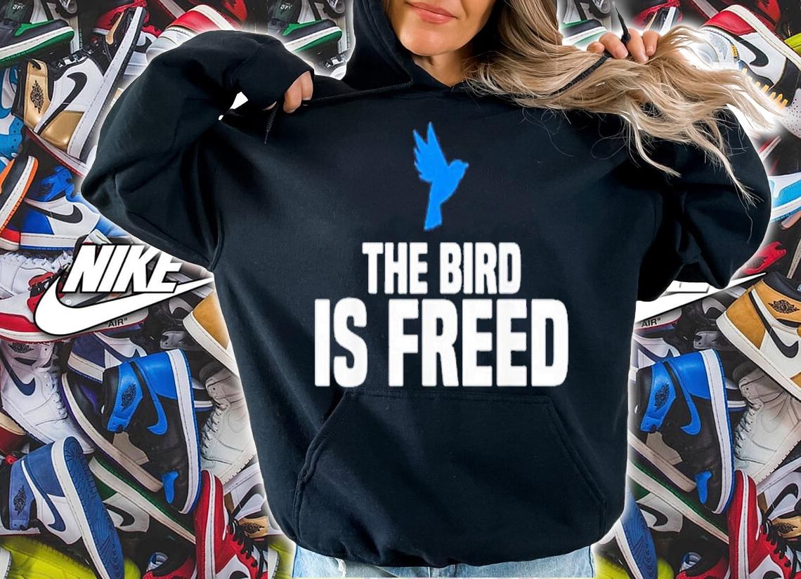 Elon Musk On Twitter The Bird Is Freed Shirt t-shirt hoodie