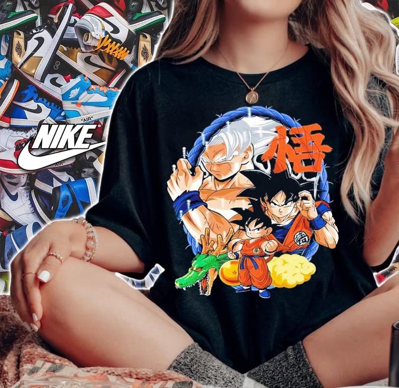 Evolution of a Saiyan shirt t-shirt woman shirt
