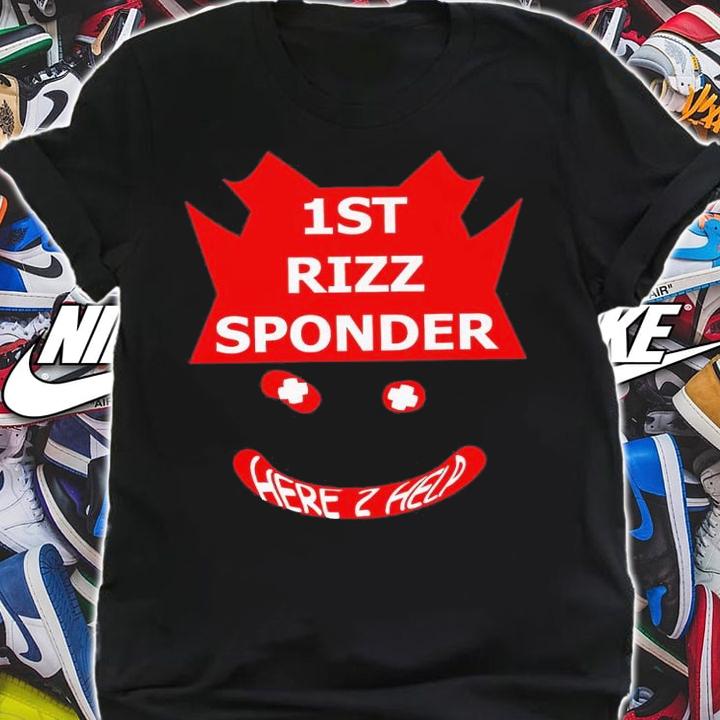 First rizzsponder shirt t-shirt shirt