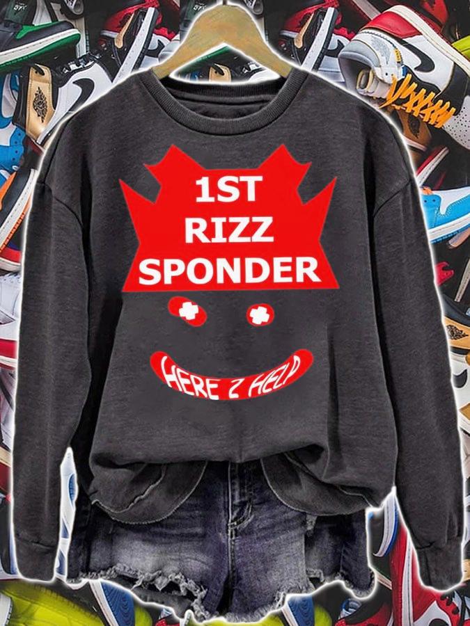 First rizzsponder shirt t-shirt sweatshirt
