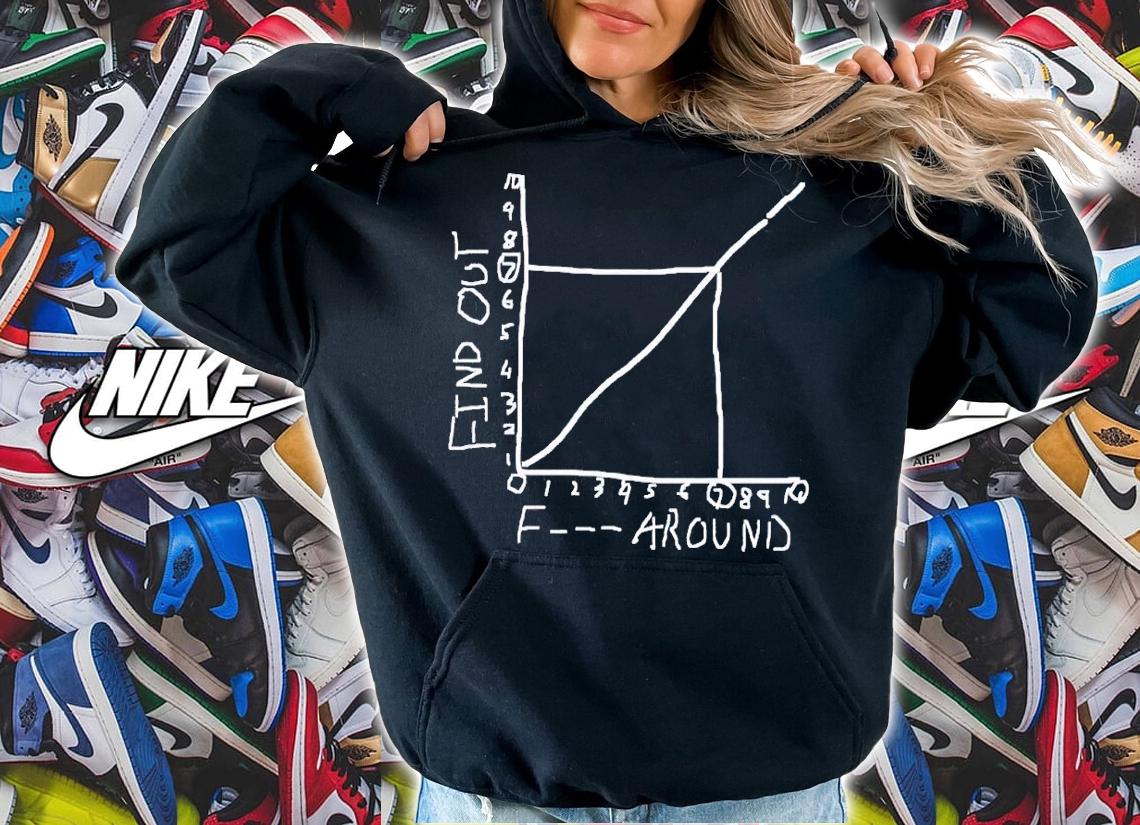 Fuck around and find out statistics teacher shirt t-shirt hoodie