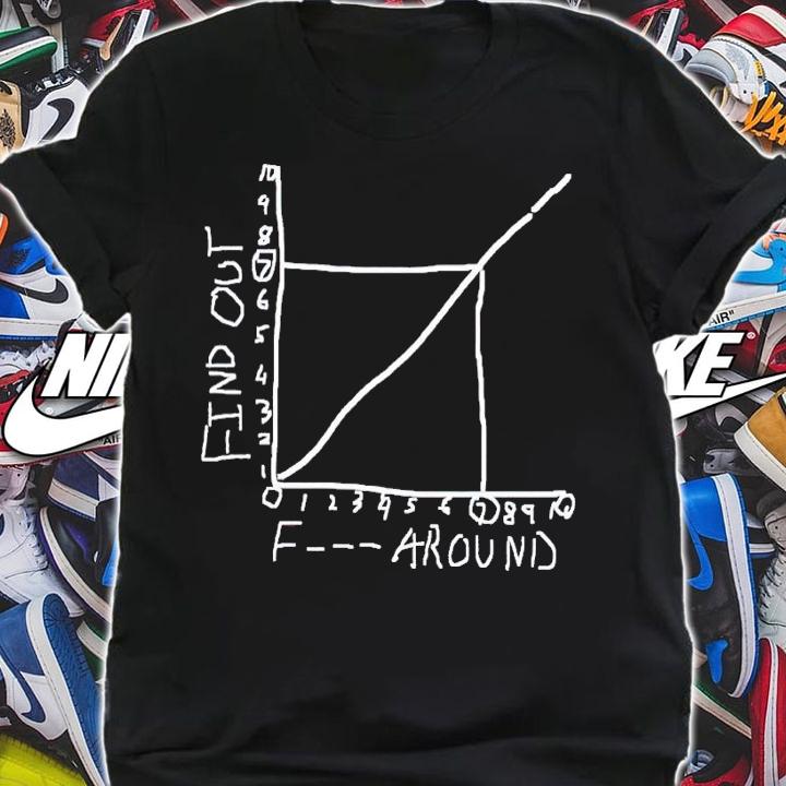 Fuck around and find out statistics teacher shirt t-shirt shirt