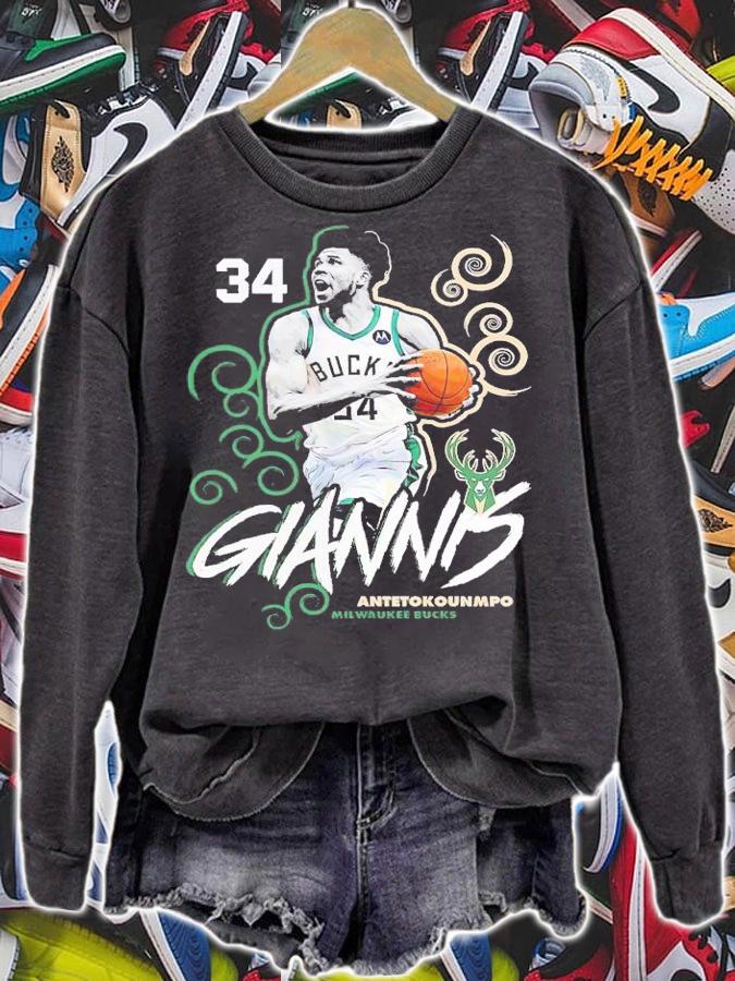 Giannis Antetokounmpo Milwaukee Bucks Competitor shirt t-shirt sweatshirt