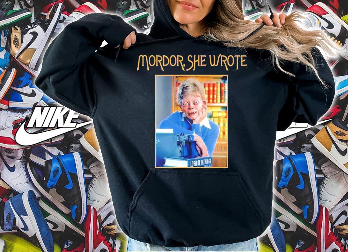 Goblin Mordor she wrote Lord of the Rings shirt t-shirt hoodie