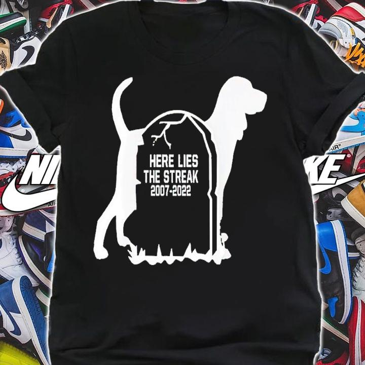 Here is the streak 2007 2022 shirt t-shirt shirt