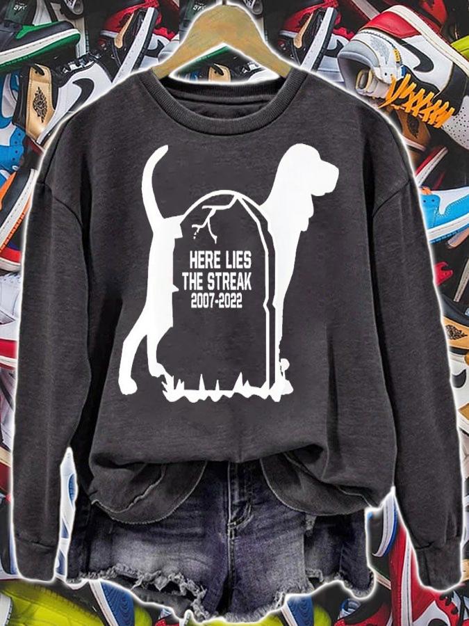 Here is the streak 2007 2022 shirt t-shirt sweatshirt