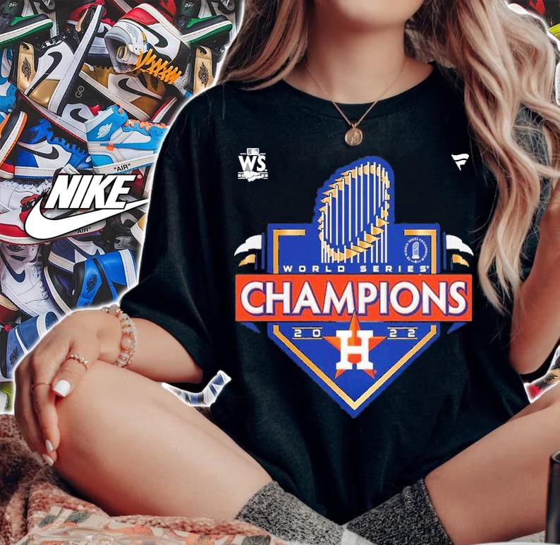 Houston Astros Heather Charcoal 2022 World Series Champions Locker Room Shirt t-shirt woman shirt