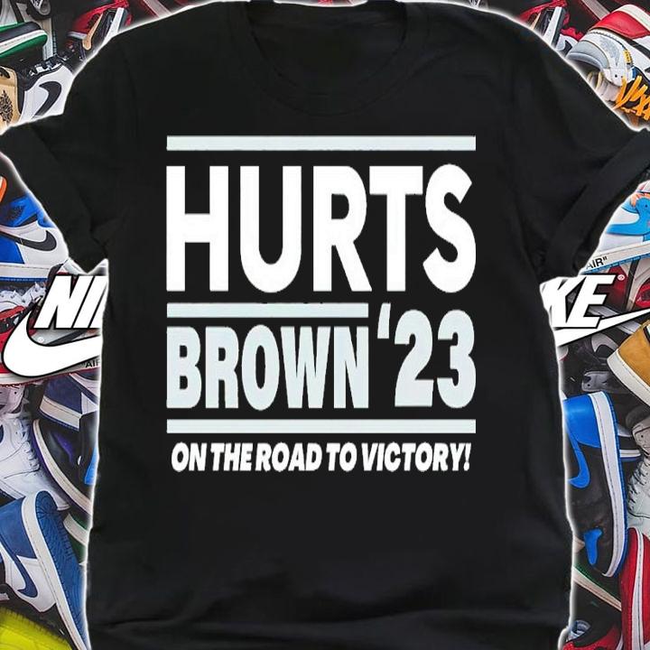 Hurts Brown '23 Philadelphia Football shirt t-shirt shirt