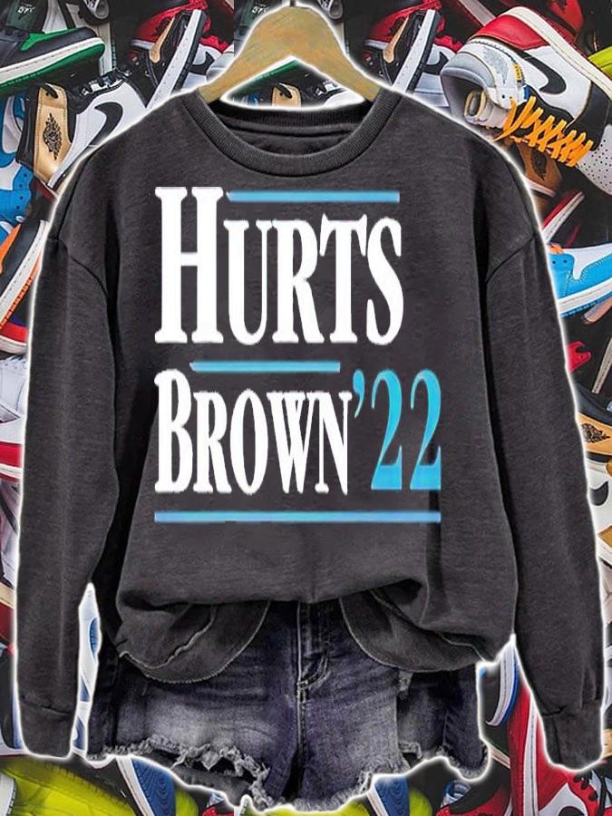 Hurts Brown 2022 shirt t-shirt sweatshirt
