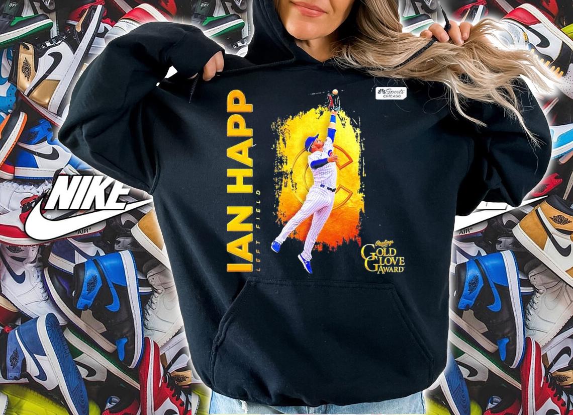 Ian Happ left field Gold Glove Award shirt t-shirt hoodie