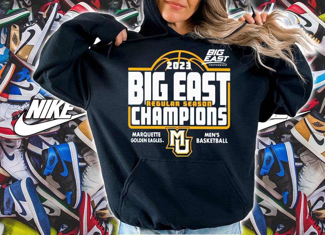 Marquette Golden Eagles 2023 Big East Regular Season Champions shirt t-shirt hoodie