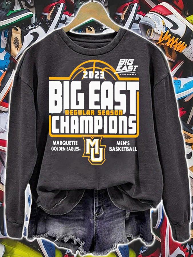 Marquette Golden Eagles 2023 Big East Regular Season Champions shirt t-shirt sweatshirt
