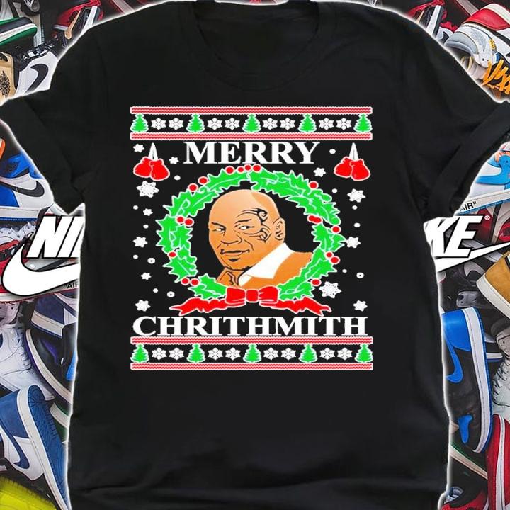 Merry Chrithmith Mike Tyson Meme Shirt t-shirt shirt