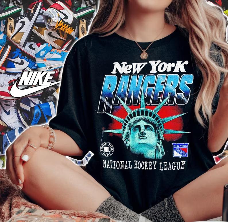 New York Rangers National Hockey League Statue of Liberty shirt t-shirt woman shirt