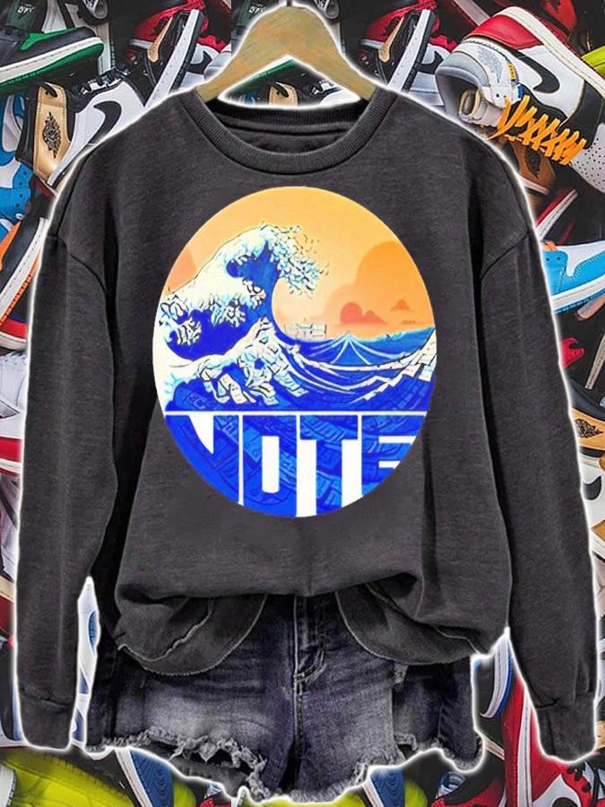 Blue-nami Vote shirt t-shirt