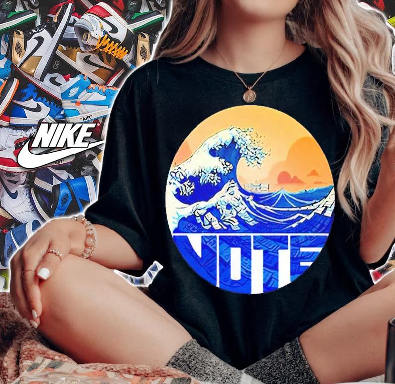 Blue-nami Vote shirt t-shirt