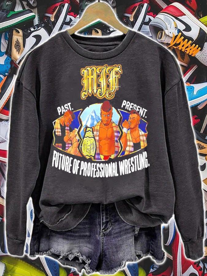 MJF Past Present Future Of Professional Wrestling Shirt t-shirt