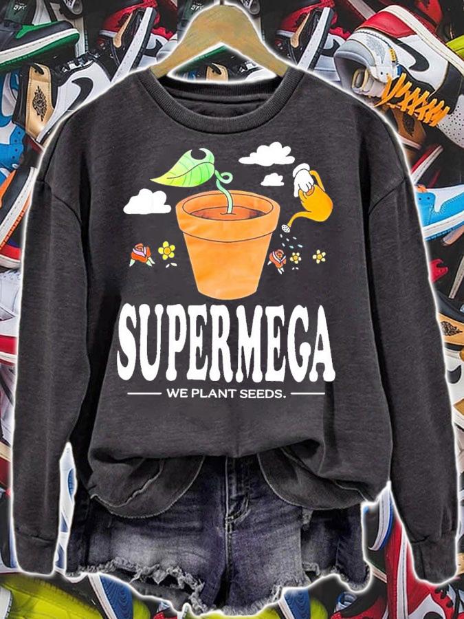 Supermegamart we plant seeds shirt t-shirt