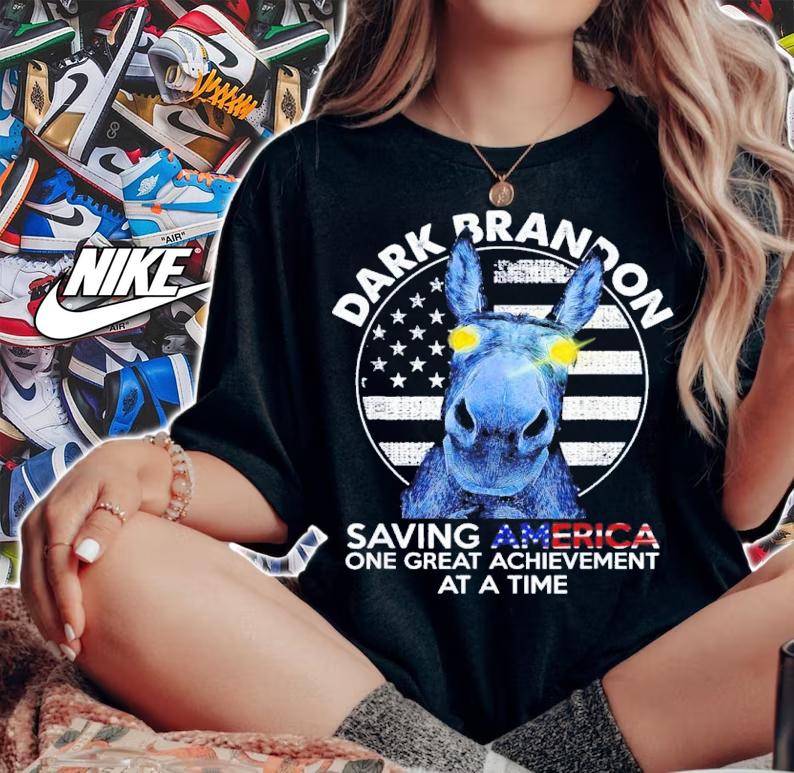 Donkey Dark Brandon Saving America Political Shirt t-shirt