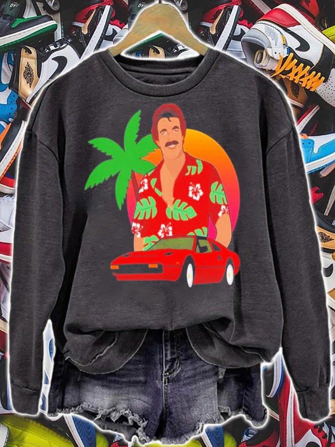 Hawaiian Retro Tom Selleck Shirt t-shirt sweatshirt