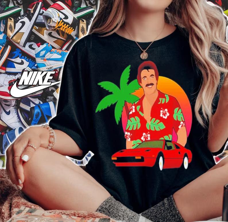 Hawaiian Retro Tom Selleck Shirt t-shirt woman shirt