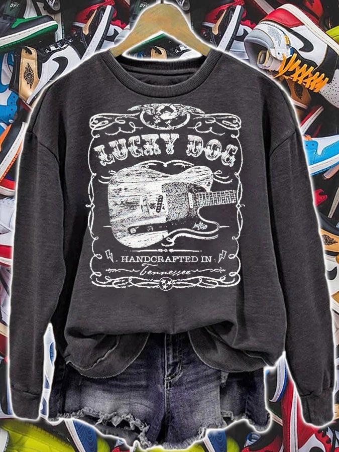 Lucky Dog Custom Guitars Eagle Label Shirt t-shirt