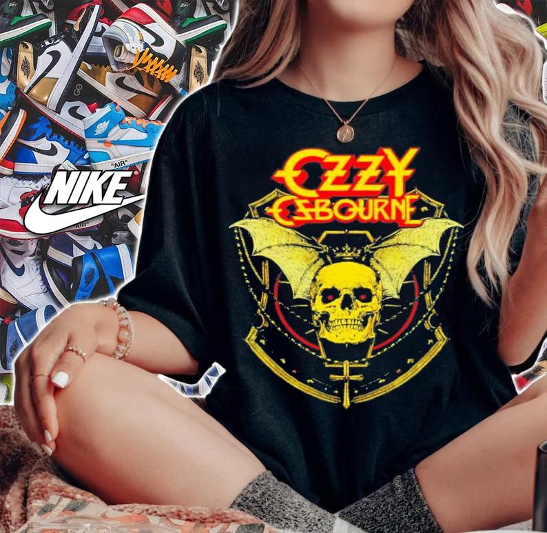 Ozzy Osbourne Ozzy Skull Wings Shirt t-shirt