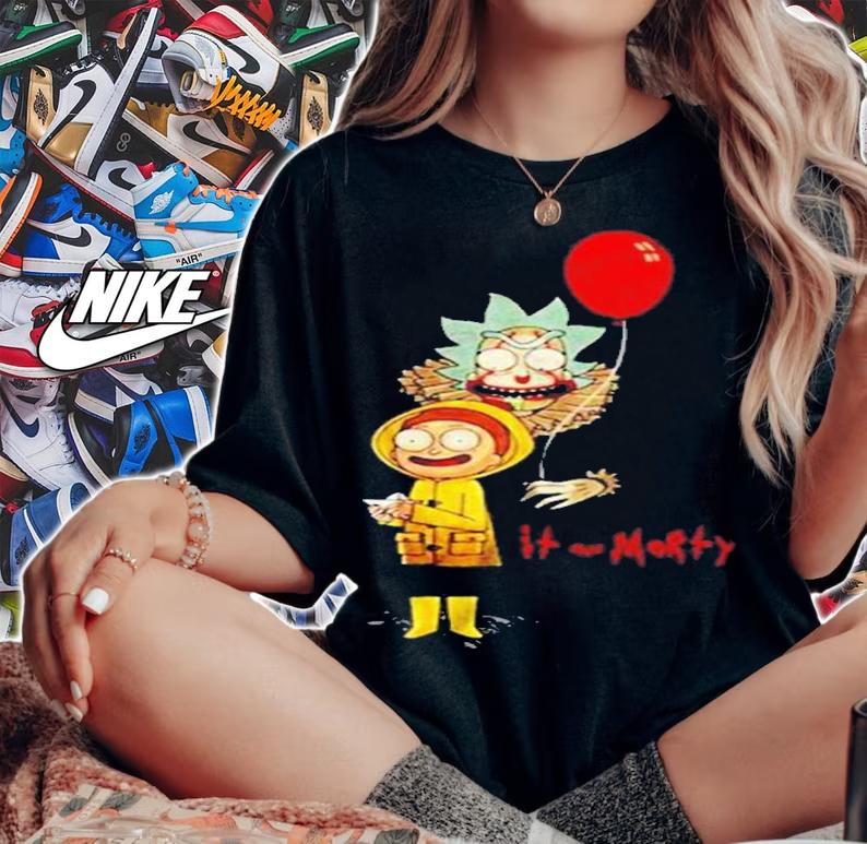 Rick and Morty Pennywise shirt t-shirt