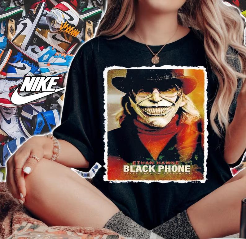 The Black Phone Poster Horror Movie shirt t-shirt woman shirt