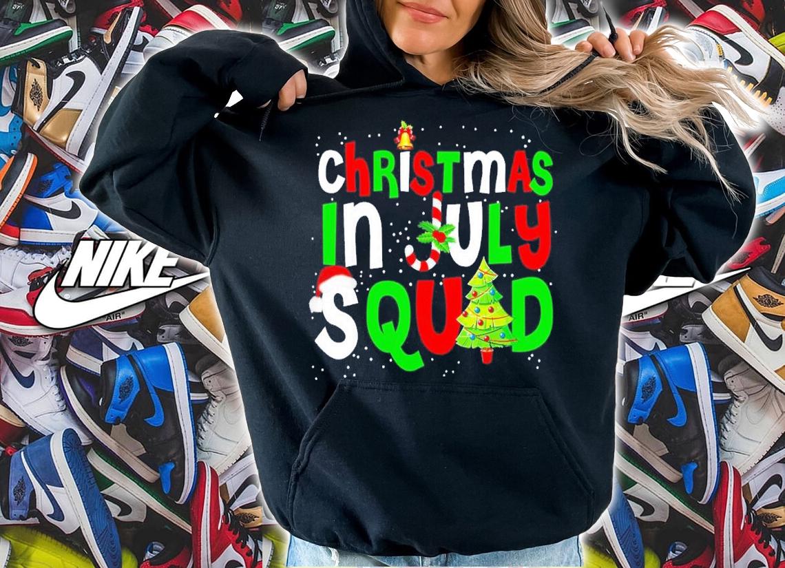 Christmas In July Squad Funny Summer Xmas Men Women Kids T-shirt t-shirt
