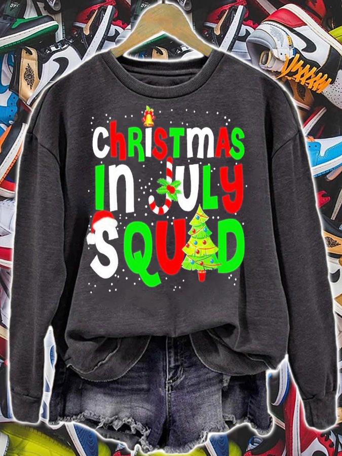 Christmas In July Squad Funny Summer Xmas Men Women Kids T-shirt t-shirt
