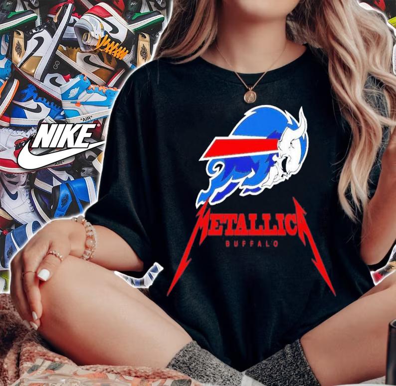 Metallica Buffalo Tour 2022 T-Shirt t-shirt woman shirt