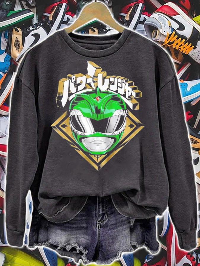Mighty Morphin Power Rangers Green Ranger Helmet shirt t-shirt sweatshirt