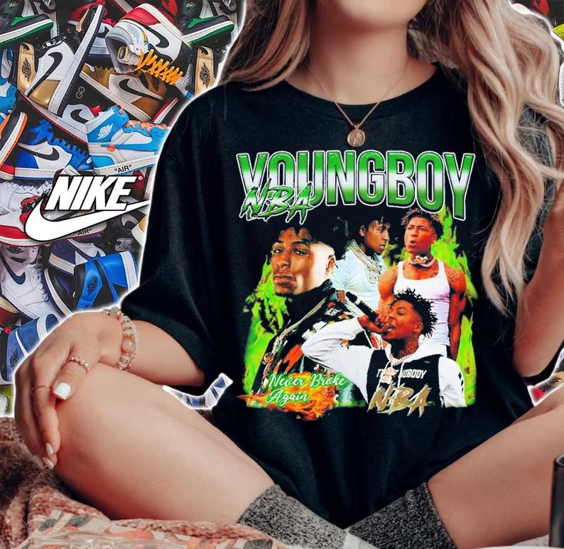NBA Youngboy Never Broke Again Hip Hop Vintage T-Shirt t-shirt