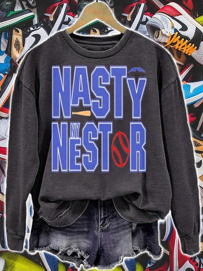 New York Nasty Nestor Baseball Emoji T-Shirt t-shirt