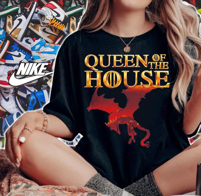 Queen Of The House Of The Dragon Matching Couples Family Shirt t-shirt