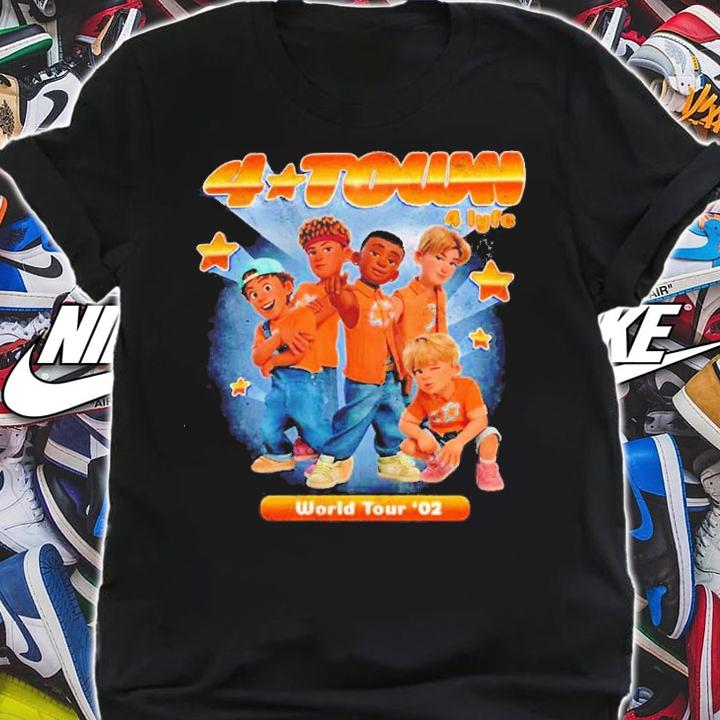 4 Town Concert World Tour '02 shirt t-shirt