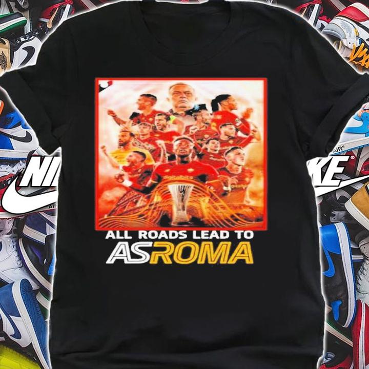 All Roads Lead To AS Roma Team Winners Champions Shirt t-shirt