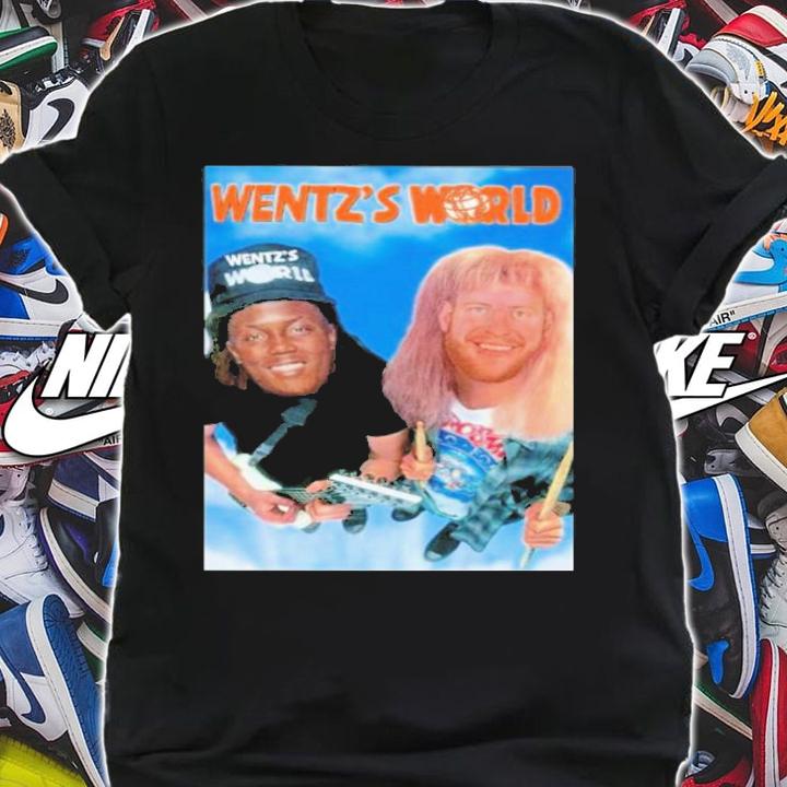 Annie Agar Wentz's World Carson Wentz Washington Commanders T-Shirt t-shirt