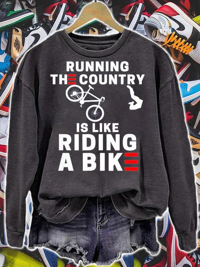 Biden Falling Off His Bicycle Biden Falls Off Bike Meme T-Shirt t-shirt